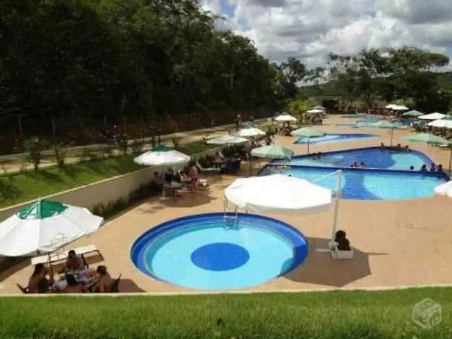 C204 Aldeia Do Lago: Lakeside Retreat with Aqua Park & EV Charging Caldas Novas Apartment