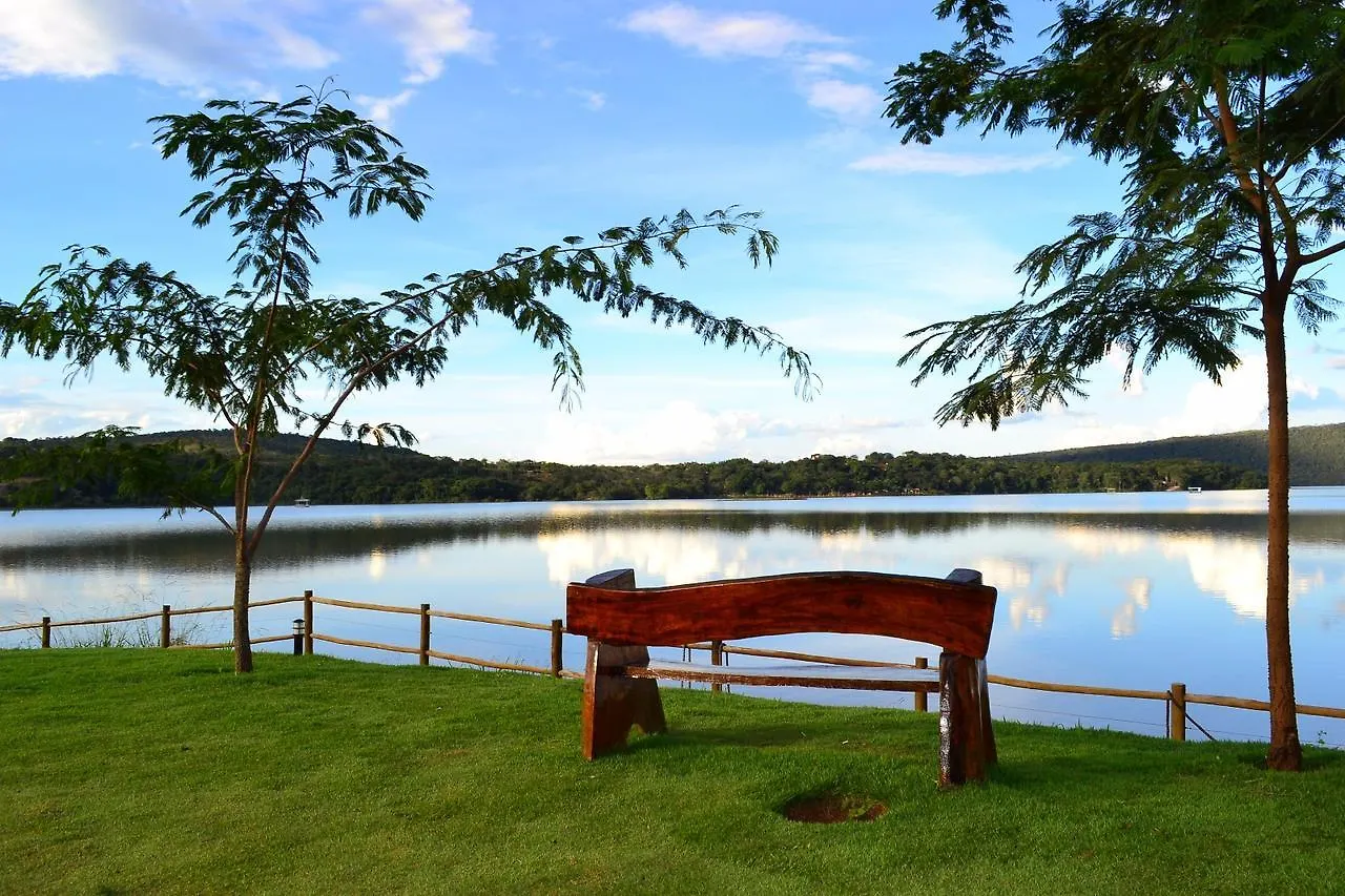 C204 Aldeia Do Lago: Lakeside Retreat with Aqua Park & EV Charging Caldas Novas Apartment